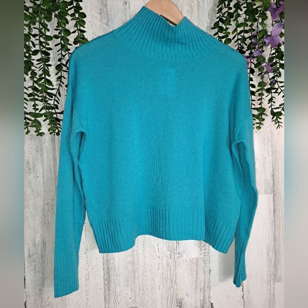NWOT Free People Poppy Cashmere Turtleneck Sweater - Picture 5 of 9